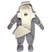 Conifere - Conifere Grey Fox Infant Snowsuit Set - Origami