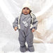 Conifere - Conifere Grey Fox Infant Snowsuit Set - Origami