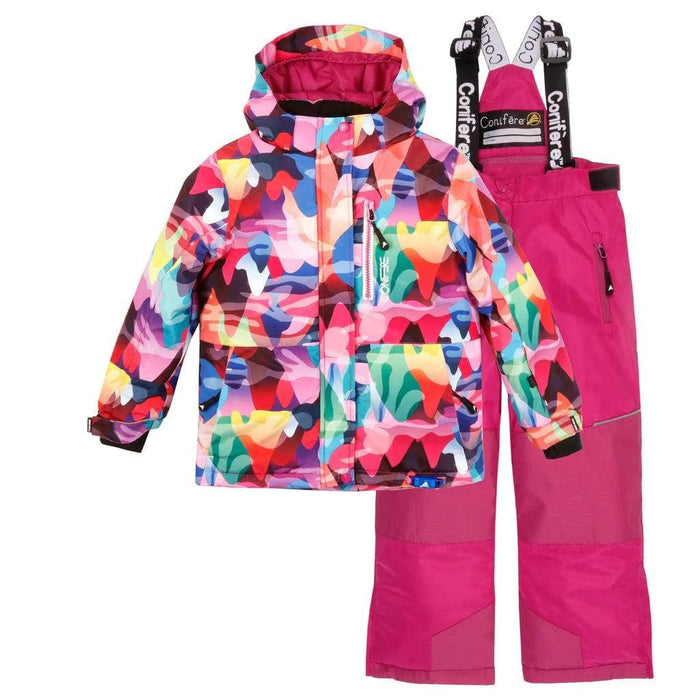 Conifere - Conifere Rainbow Spark Girls Snowsuit Set