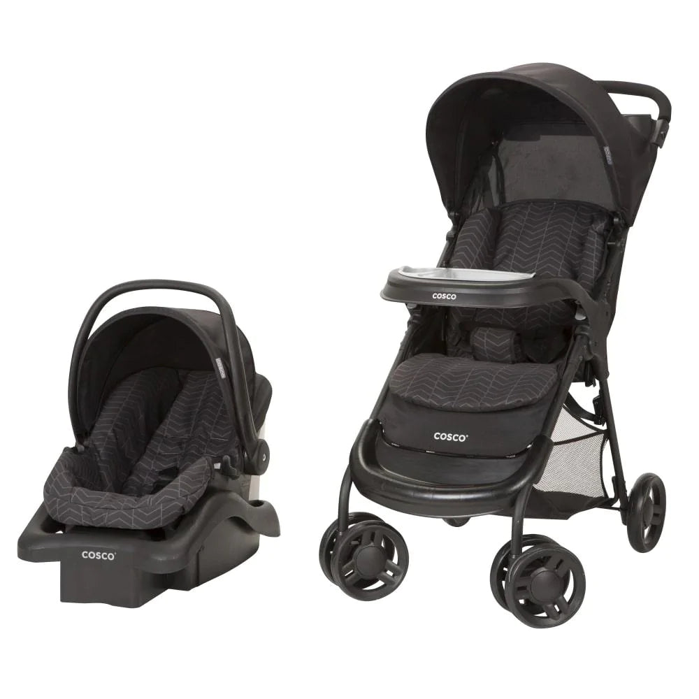 Cosco® - Cosco Lift & Stroll Travel System- Black Arrow