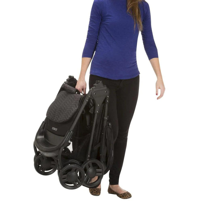 cosco double stroller Cosco Lift & Stroll Travel System- Black Arrow — Goldtex