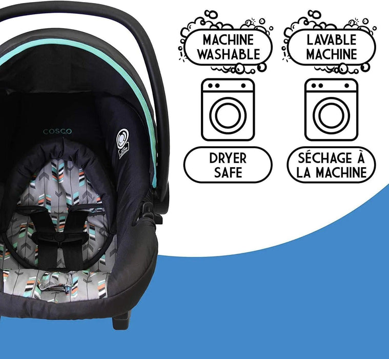 Cosco® - Cosco Light N Comfy Infant Car Seat - Etched Arrow