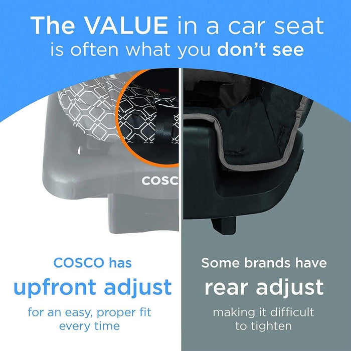 Cosco® - Cosco Light N Comfy Infant Car Seat - Etched Arrow