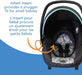 Cosco® - Cosco Light N Comfy Infant Car Seat - Etched Arrow
