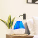 Crane - Crane 3-in-1 Ultrasonic Cool Mist Top Fill Blue & White Drop Humidifier