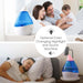Crane - Crane 3-in-1 Ultrasonic Cool Mist Top Fill Blue & White Drop Humidifier
