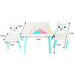 Danawares - Danawares Llama Square Table With 2 Chairs