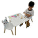 Danawares - Danawares Llama Square Table With 2 Chairs