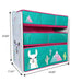 Danawares - Danawares Llama Toy Organizer/Bookshelf with 6 Fabric Bins