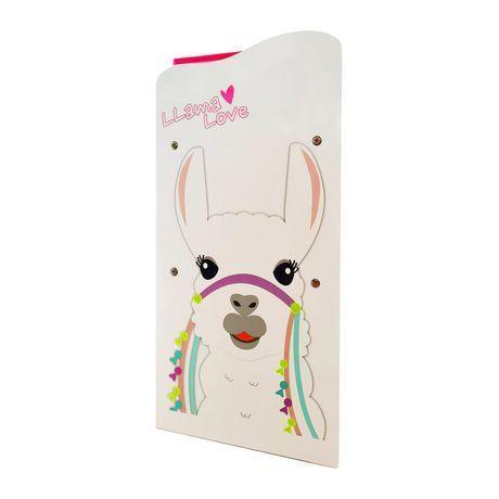 Danawares - Danawares Llama Toy Organizer/Bookshelf with 6 Fabric Bins