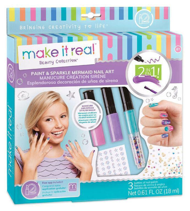 Danawares - Danawares Make it Real Mermaid Spa Paint & Sparkle Nail Art