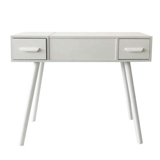 Danawares - Danawares White Dressing Table/Desk With Mirror