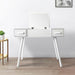 Danawares - Danawares White Dressing Table/Desk With Mirror