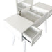 Danawares - Danawares White Dressing Table/Desk With Mirror