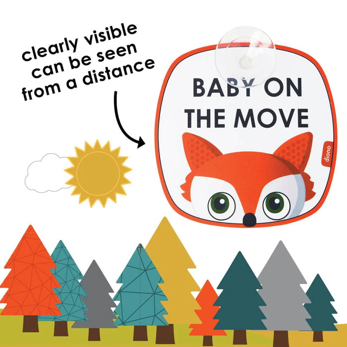 Diono® - Diono Baby on Board Car Sign "Baby on the Move"