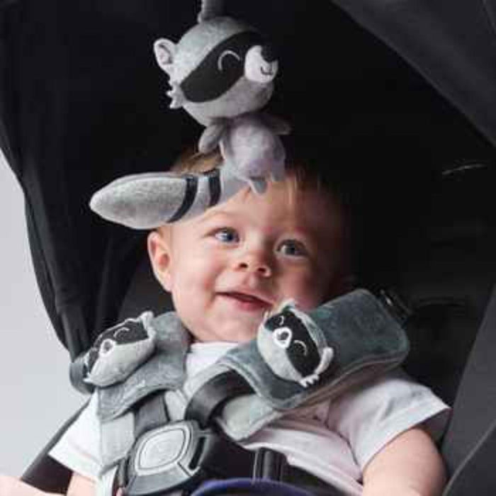 Diono® - Diono Car Seat Harness Soft Wraps & Linkie Toy