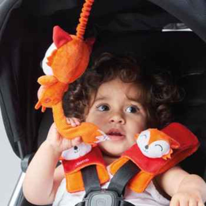 Diono® - Diono Car Seat Harness Soft Wraps & Linkie Toy