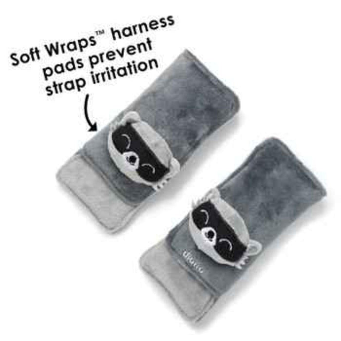 Diono® - Diono Car Seat Harness Soft Wraps & Linkie Toy