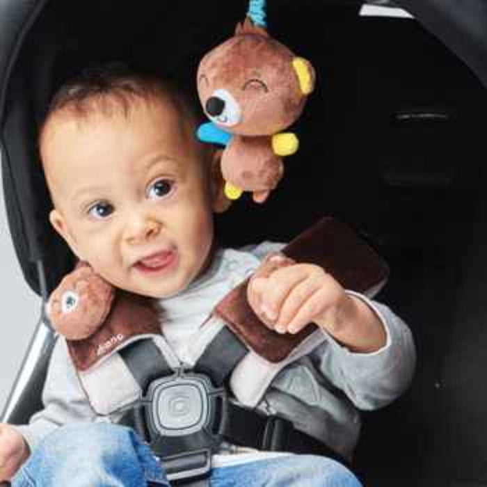Diono® - Diono Car Seat Harness Soft Wraps & Linkie Toy