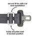 Diono® - Diono Seat Belt Super Lock - Silver