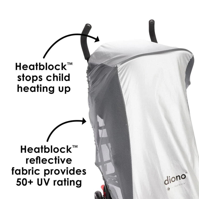 Diono® - Diono Stroller Sun & Insect Net - Silver