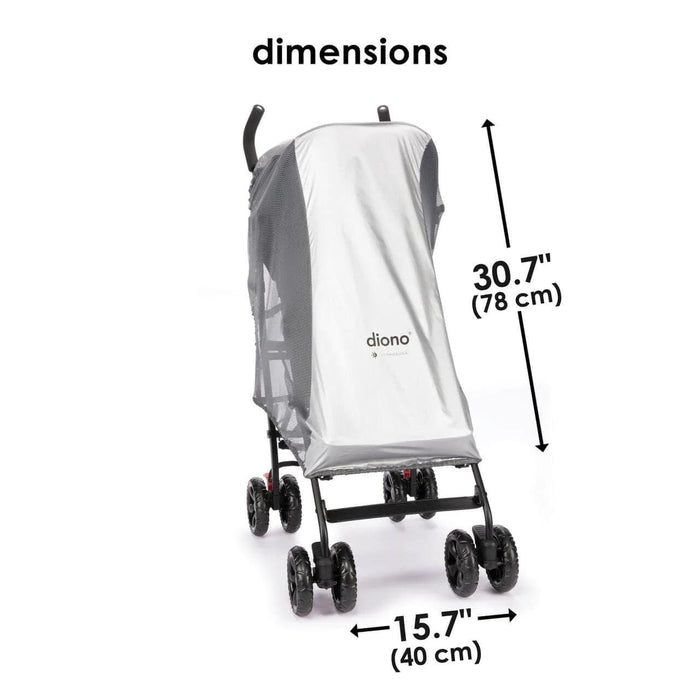 Diono® - Diono Stroller Sun & Insect Net - Silver