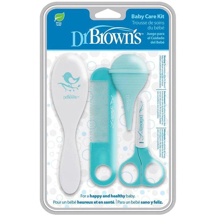 Dr. Brown's® - Dr. Brown's Baby Care Kit - 4 Pieces (Hair Brush & Comb, Nasal Aspirator, Nail Scissors)