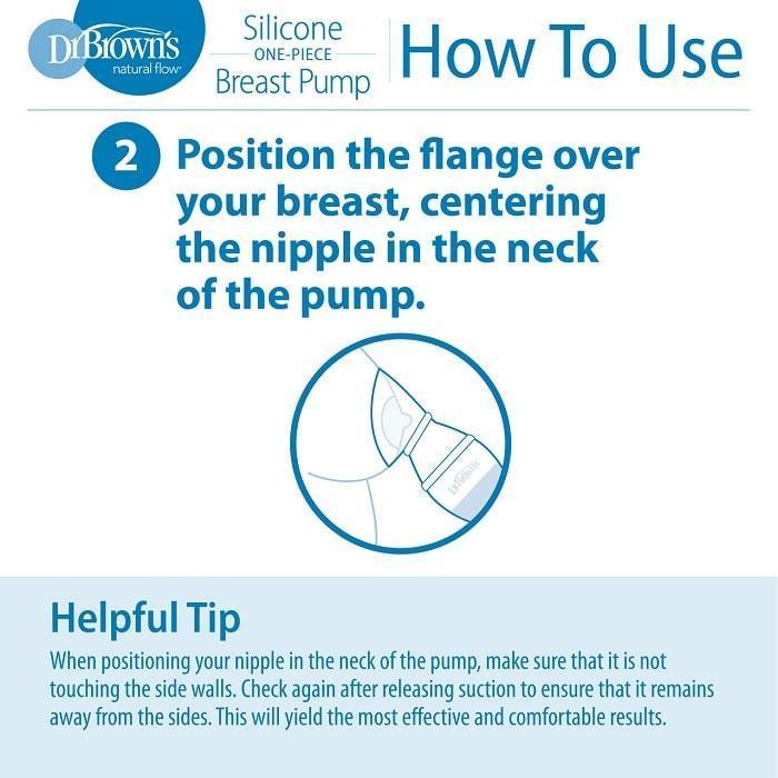 Dr. Brown's® - Dr. Brown's One-Piece Silicone Breast Pump & Anti-Colic Bottle - 4oz/120ml