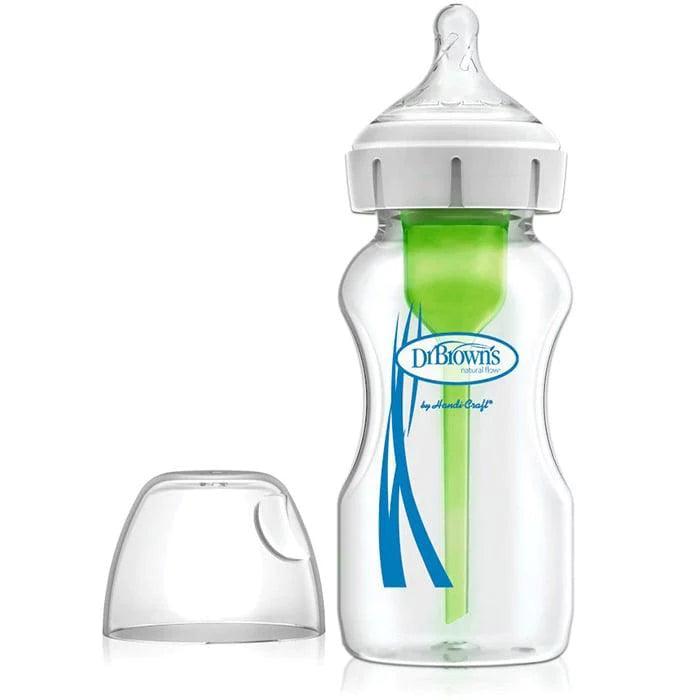 Dr. Brown's® - Dr. Brown's Option+ Anti-Colic Glass Bottle - Wide Neck - Single Pack