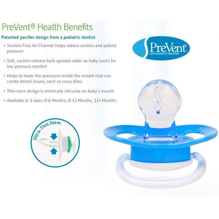 Dr. Brown's® - Dr. Brown's PreVent Orthodontic Pacifiers (6-18m) - 2 Pack