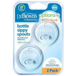 Dr. Brown's® - Dr. Brown's Wide-Neck Bottle Sippy Spouts (6m+) - 2 Pack