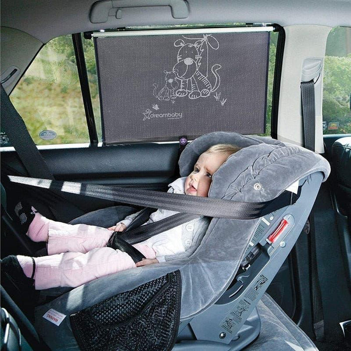 Dreambaby® - Dreambaby Adjustable Car Shades - Extra Large - Tiger & Zebra - 2 pack