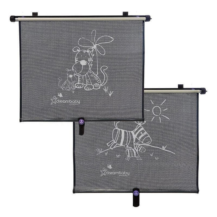 Dreambaby® - Dreambaby Adjustable Car Shades - Extra Large - Tiger & Zebra - 2 pack