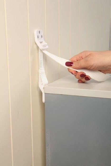 Dreambaby® - Dreambaby Baby Furniture Straps – 2-Pack Anti-Tip Safety Anchors for Dressers & TVs