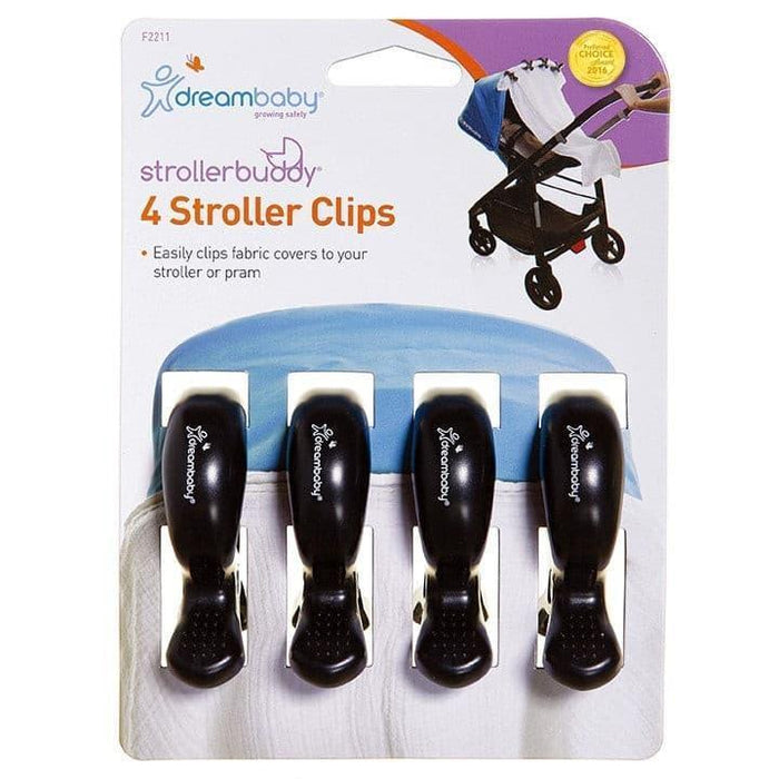Dreambaby® - Dreambaby Strollerbuddy® Stroller Clips 4 Pack