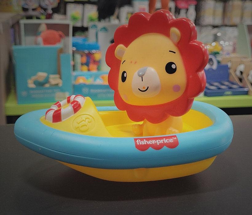 Fisher Price® - Fisher Price Bath Boat with Squirter Lion