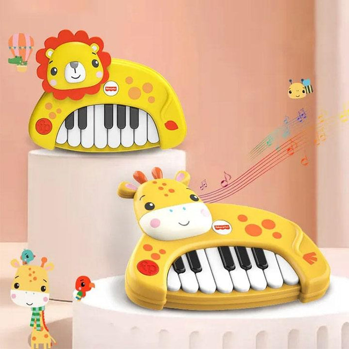 Fisher Price Giraffe Musical Keyboard Goldtex