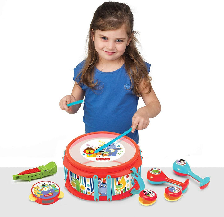 Fisher Price Marching Band Drum Set — Goldtex - Main Image