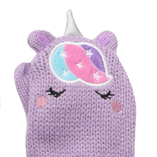 Flapjack Kids - Flapjack Kids Baby Knitted Mittens - Unicorn, 0-2Y