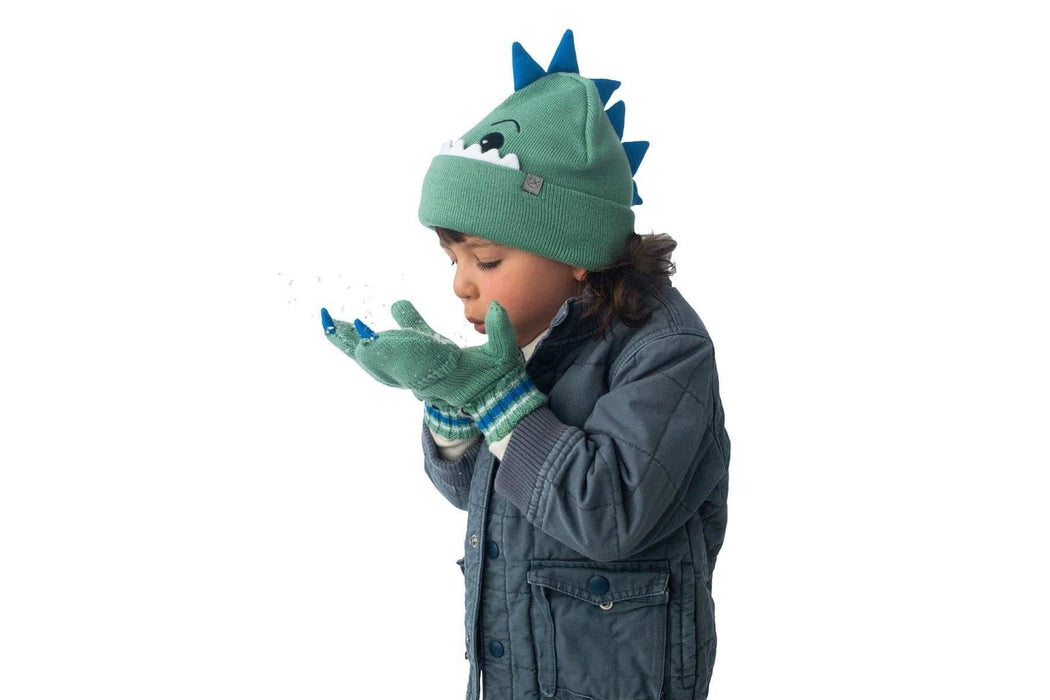 Flapjack Kids - Flapjack Kids FJKKT785 Tuque Tricot Dino, M/L (2-6 Years)