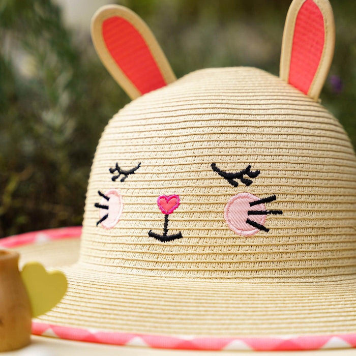 Flapjack Kids - Flapjack Kids Lifeguard Straw Hat - Bunny