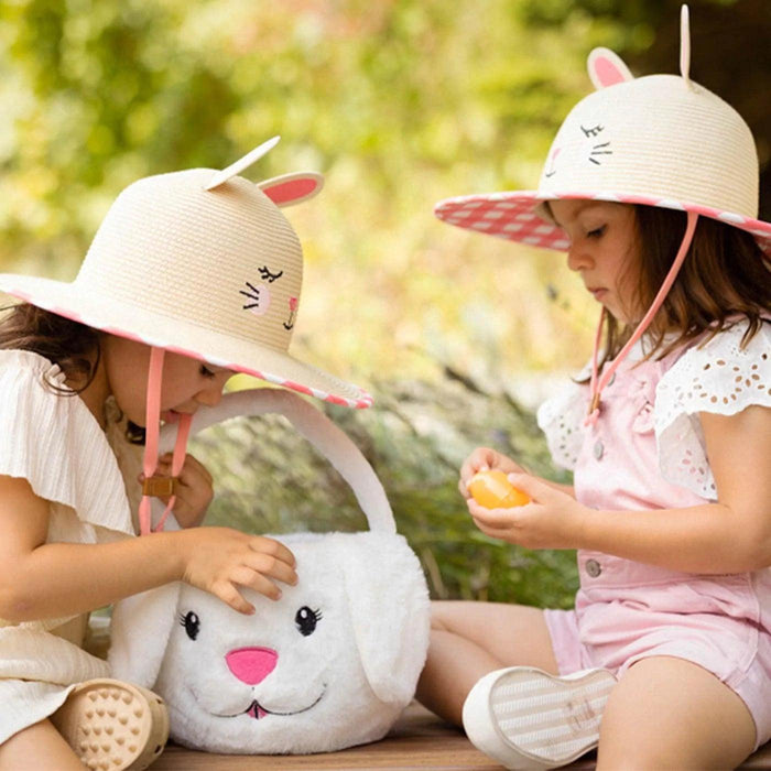 Flapjack Kids - Flapjack Kids Lifeguard Straw Hat - Bunny