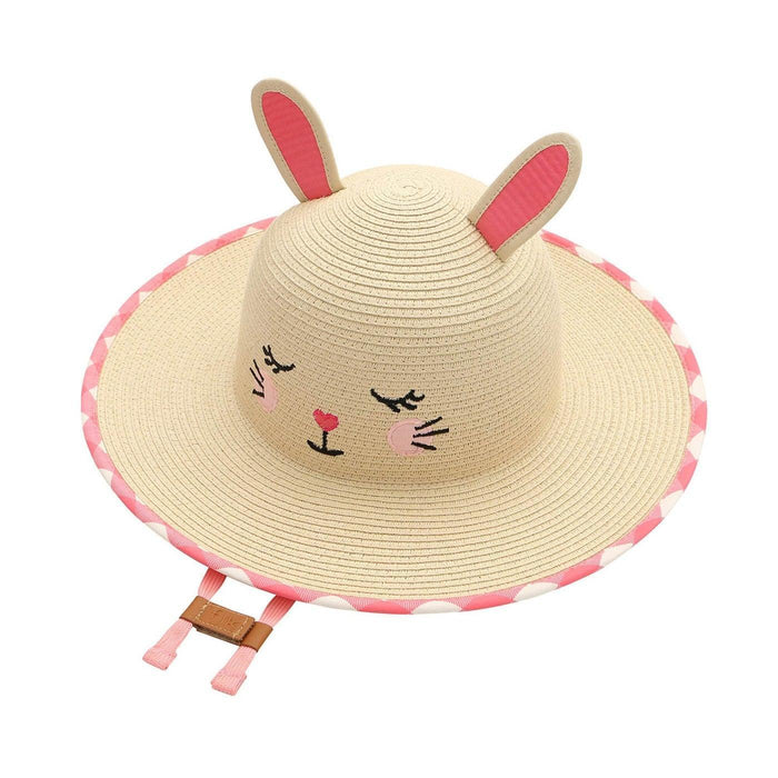 Flapjack Kids - Flapjack Kids Lifeguard Straw Hat - Bunny