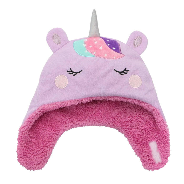 Flapjack Kids - Flapjack Kids Reversible Sherpa Hat - Unicorn/Narwhal