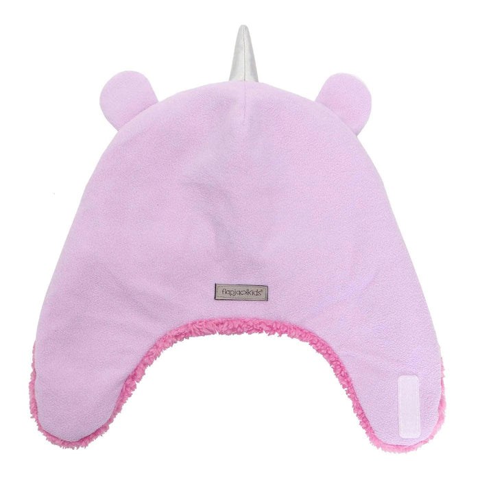 Flapjack Kids - Flapjack Kids Reversible Sherpa Hat - Unicorn/Narwhal