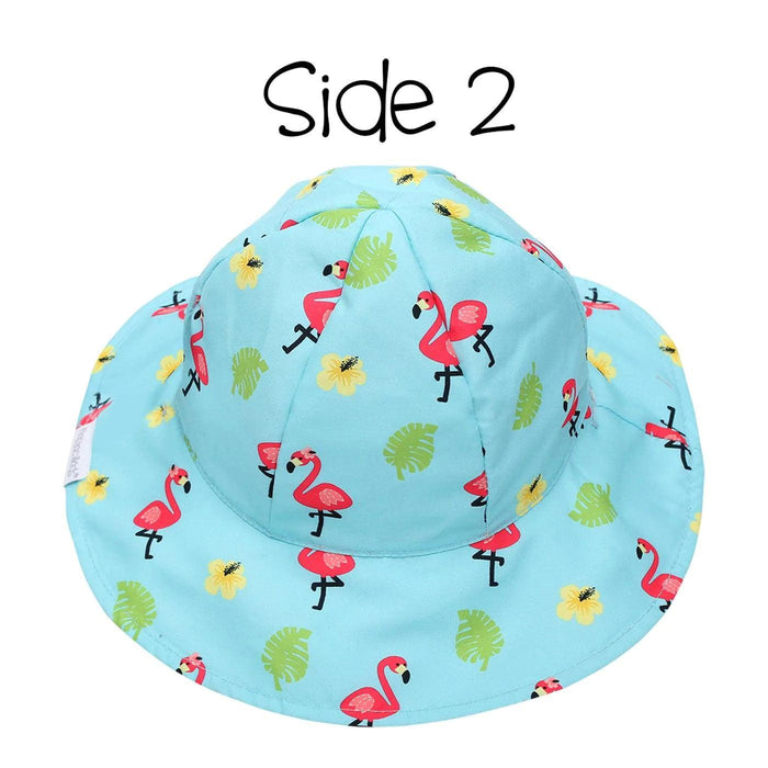 Flapjack Kids - Flapjack Kids UPF50+ Patterned Sun Hat - Flamingo/Fruit