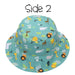 Flapjack Kids - Flapjack Kids UPF50+ Patterned Sun Hat - Grey Zoo