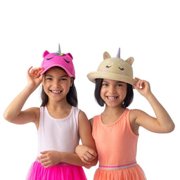 Flapjack Kids - Flapjack Kids UPF50+ Straw Hat - Unicorn