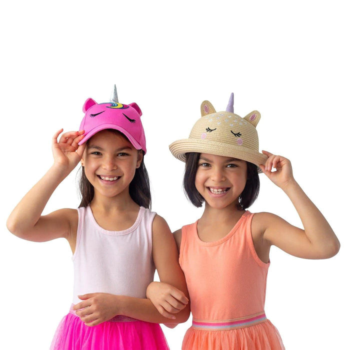 Flapjack Kids - Flapjack Kids UPF50+ Straw Hat - Unicorn