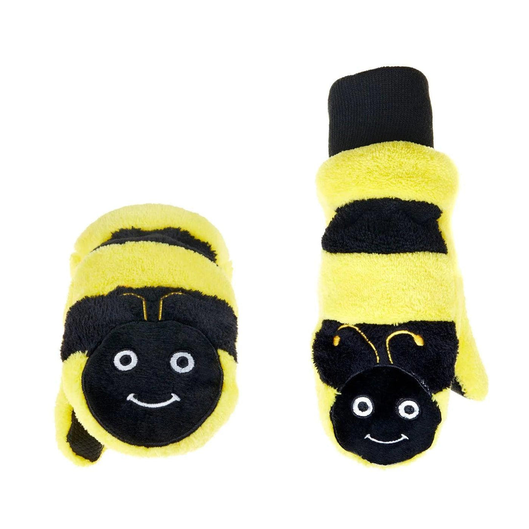 Flapjack Kids - Flapjack Kids UPF50+ Winter Mitts - 3-6yrs Bumble Bee